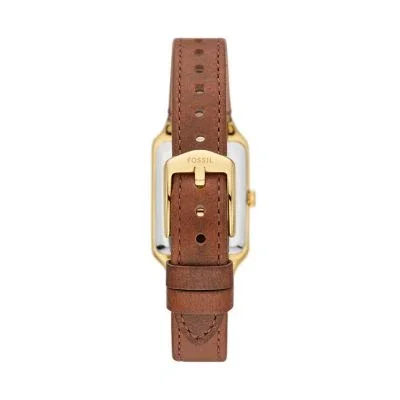Raquel Three-Hand Date Medium Brown Leather Watch Raquel Three-Hand Date Medium Brown Leather Watch