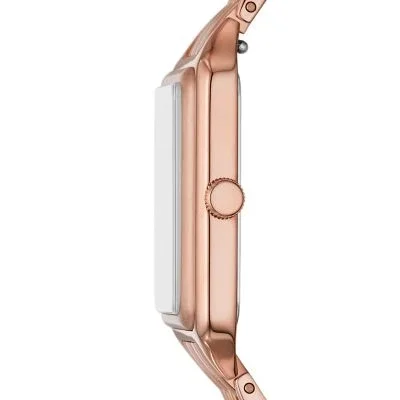 Raquel Three-Hand Date Rose Gold-Tone Stainless Steel Watch Raquel Three-Hand Date Rose Gold-Tone Stainless Steel Watch