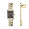 Raquel Three-Hand Date Two-Tone Stainless Steel Watch and Bracelet Set Raquel Three-Hand Date Two-Tone Stainless Steel Watch and Bracelet Set