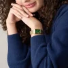 Raquel Three-Hand Gold-Tone Stainless Steel Watch Raquel Three-Hand Gold-Tone Stainless Steel Watch