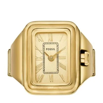 Raquel Watch Ring Two-Hand Gold-Tone Stainless Steel Raquel Watch Ring Two-Hand Gold-Tone Stainless Steel