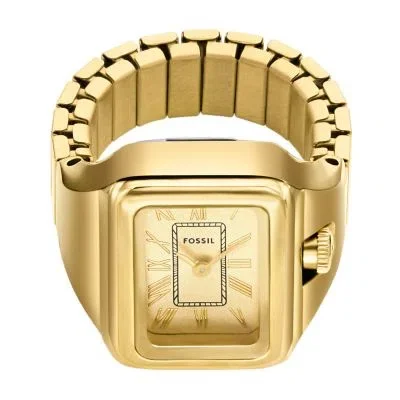 Raquel Watch Ring Two-Hand Gold-Tone Stainless Steel Raquel Watch Ring Two-Hand Gold-Tone Stainless Steel