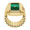 Raquel Watch Ring Two-Hand Gold-Tone Stainless Steel Watch Raquel Watch Ring Two-Hand Gold-Tone Stainless Steel Watch