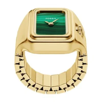 Raquel Watch Ring Two-Hand Gold-Tone Stainless Steel Watch Raquel Watch Ring Two-Hand Gold-Tone Stainless Steel Watch