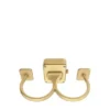 Raquel Watch Ring Two-Hand Gold-Tone Stainless Steel Watch Raquel Watch Ring Two-Hand Gold-Tone Stainless Steel Watch