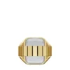 Raquel Watch Ring Two-Hand Gold-Tone Stainless Steel Watch Raquel Watch Ring Two-Hand Gold-Tone Stainless Steel Watch