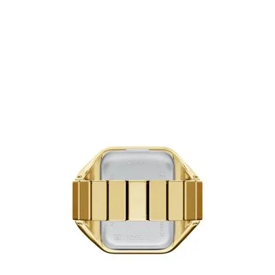 Raquel Watch Ring Two-Hand Gold-Tone Stainless Steel Watch Raquel Watch Ring Two-Hand Gold-Tone Stainless Steel Watch