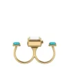 Raquel Watch Ring Two-Hand Gold-Tone Stainless Steel Watch Raquel Watch Ring Two-Hand Gold-Tone Stainless Steel Watch