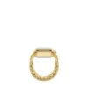 Raquel Watch Ring Two-Hand Gold-Tone Stainless Steel Watch Raquel Watch Ring Two-Hand Gold-Tone Stainless Steel Watch