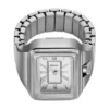 Raquel Watch Ring Two-Hand Stainless Steel