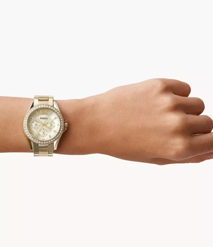 Riley Multifunction Gold-Tone Stainless Steel Watch Riley Multifunction Gold-Tone Stainless Steel Watch