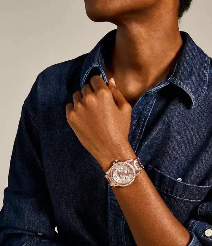 Riley Multifunction Rose Gold-Tone Stainless Steel Watch Riley Multifunction Rose Gold-Tone Stainless Steel Watch