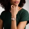 Rye Multifunction Pink Leather Watch Rye Multifunction Pink Leather Watch