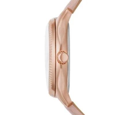 Rye Multifunction Pink Leather Watch Rye Multifunction Pink Leather Watch