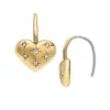 Sadie All My Love Gold-Tone Stainless Steel Heart Drop Earrings Sadie All My Love Gold-Tone Stainless Steel Heart Drop Earrings