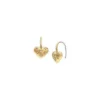 Sadie All My Love Gold-Tone Stainless Steel Heart Drop Earrings Sadie All My Love Gold-Tone Stainless Steel Heart Drop Earrings