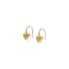 Sadie All My Love Gold-Tone Stainless Steel Heart Drop Earrings Sadie All My Love Gold-Tone Stainless Steel Heart Drop Earrings