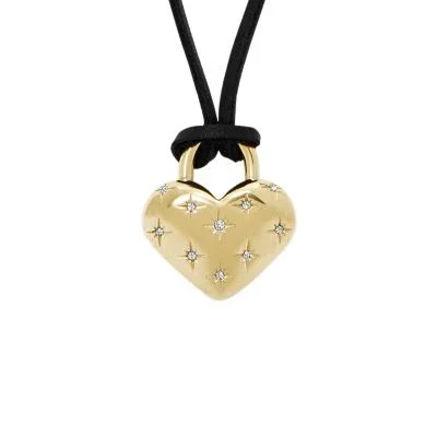 Sadie All My Love Gold-Tone Stainless Steel Heart Pendant Necklace Sadie All My Love Gold-Tone Stainless Steel Heart Pendant Necklace