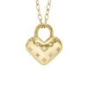 Sadie All My Love Gold-Tone Stainless Steel Heart Pendant Necklace Sadie All My Love Gold-Tone Stainless Steel Heart Pendant Necklace