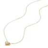 Sadie All My Love Gold-Tone Stainless Steel Heart Pendant Necklace Sadie All My Love Gold-Tone Stainless Steel Heart Pendant Necklace