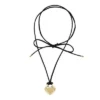 Sadie All My Love Gold-Tone Stainless Steel Heart Pendant Necklace Sadie All My Love Gold-Tone Stainless Steel Heart Pendant Necklace