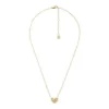 Sadie All My Love Gold-Tone Stainless Steel Heart Pendant Necklace Sadie All My Love Gold-Tone Stainless Steel Heart Pendant Necklace