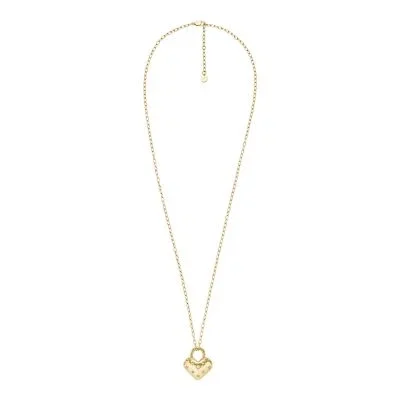 Sadie All My Love Gold-Tone Stainless Steel Heart Pendant Necklace Sadie All My Love Gold-Tone Stainless Steel Heart Pendant Necklace