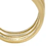 Sadie All My Love Gold-Tone Stainless Steel Heart Prestack Ring Sadie All My Love Gold-Tone Stainless Steel Heart Prestack Ring