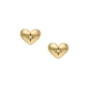 Sadie All My Love Gold-Tone Stainless Steel Heart Stud Earrings Sadie All My Love Gold-Tone Stainless Steel Heart Stud Earrings