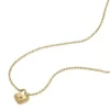 Sadie Gold-Tone Stainless Steel Heart Necklace and Earrings Gift Set Sadie Gold-Tone Stainless Steel Heart Necklace and Earrings Gift Set