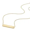 Sadie Gold-Tone Stainless Steel ID Necklace Sadie Gold-Tone Stainless Steel ID Necklace