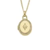 Sadie Locket Collection Gold-Tone Stainless Steel Pendant Necklace Sadie Locket Collection Gold-Tone Stainless Steel Pendant Necklace