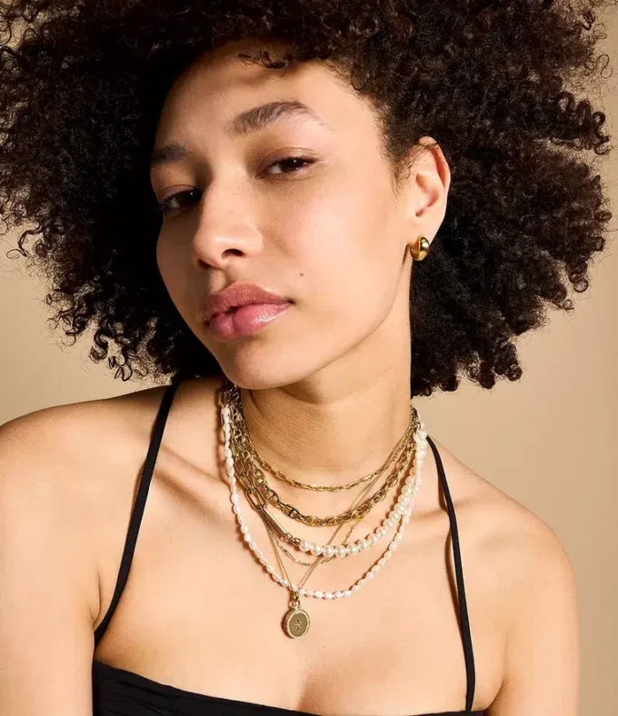 Sadie Locket Collection Gold-Tone Stainless Steel Pendant Necklace Sadie Locket Collection Gold-Tone Stainless Steel Pendant Necklace
