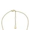 Sadie Locket Collection Gold-Tone Stainless Steel Pendant Necklace Sadie Locket Collection Gold-Tone Stainless Steel Pendant Necklace
