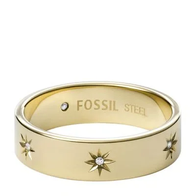 Sadie Shine Bright Gold-Tone Stainless Steel Band Ring Sadie Shine Bright Gold-Tone Stainless Steel Band Ring