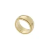 Sadie Shine Bright Gold-Tone Stainless Steel Fidget Band Ring Sadie Shine Bright Gold-Tone Stainless Steel Fidget Band Ring