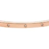 Sadie Shine Bright Rose Gold-Tone Stainless Steel Bangle Bracelet Sadie Shine Bright Rose Gold-Tone Stainless Steel Bangle Bracelet