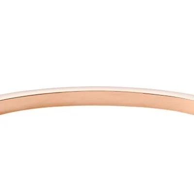 Sadie Shine Bright Rose Gold-Tone Stainless Steel Bangle Bracelet Sadie Shine Bright Rose Gold-Tone Stainless Steel Bangle Bracelet