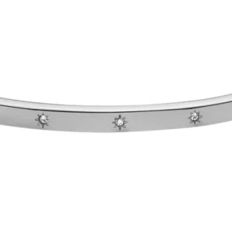 Sadie Shine Bright Stainless Steel Bangle Bracelet