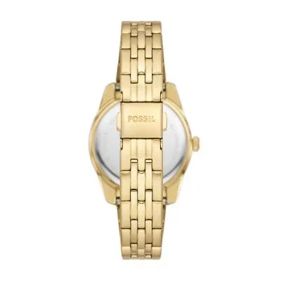 Scarlette Three-Hand Date Gold-Tone Stainless Steel Watch Scarlette Three-Hand Date Gold-Tone Stainless Steel Watch