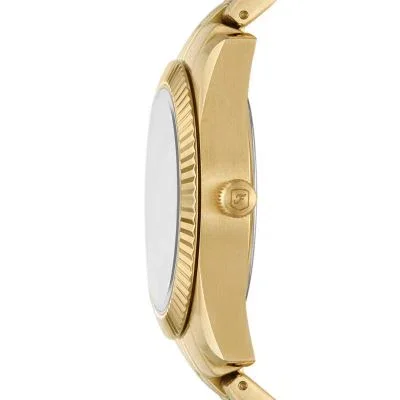 Scarlette Three-Hand Date Gold-Tone Stainless Steel Watch Scarlette Three-Hand Date Gold-Tone Stainless Steel Watch