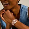 Scarlette Three-Hand Date Rose Gold-Tone Stainless Steel Watch Scarlette Three-Hand Date Rose Gold-Tone Stainless Steel Watch