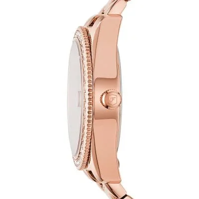 Scarlette Three-Hand Date Rose Gold-Tone Stainless Steel Watch Scarlette Three-Hand Date Rose Gold-Tone Stainless Steel Watch