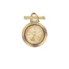 Scarlette Three-Hand Gold-Tone Stainless Steel Watch Brooch Scarlette Three-Hand Gold-Tone Stainless Steel Watch Brooch