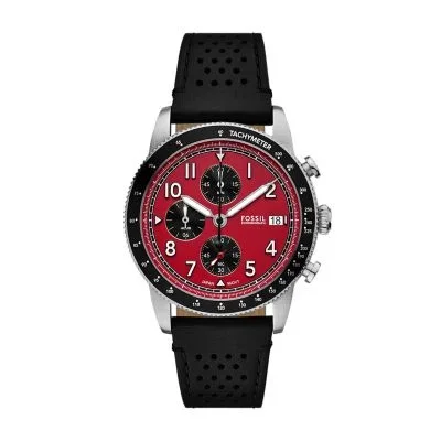 Sport Tourer Chronograph Black Leather Watch Sport Tourer Chronograph Black Leather Watch