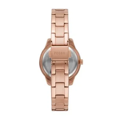 Stella Three-Hand Date Rose Gold-Tone Stainless Steel Watch Stella Three-Hand Date Rose Gold-Tone Stainless Steel Watch
