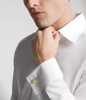 Superman x Fossil Two-Tone Stainless Steel Cuff Links