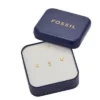 Sutton All Stacked Up Gold-Tone Brass Butterfly Earring Set