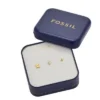 Sutton All Stacked Up Gold-Tone Brass Heart Earring Set