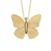 Sutton Butterfly Collection Gold-Tone Stainless Steel Pendant Necklace Sutton Butterfly Collection Gold-Tone Stainless Steel Pendant Necklace